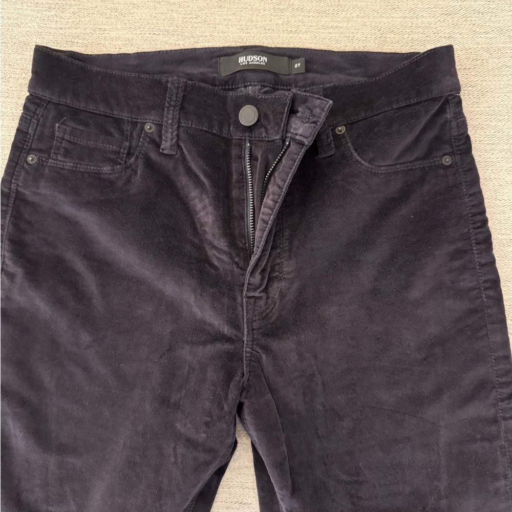 Hudson Jeans Women's Black Corduroy Pants